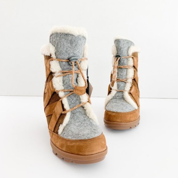 NWT Sorel Joan of Arctic Wedge II Shearling Boot - Picture 7 of 10